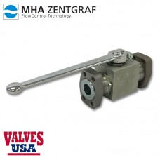 Code 62 Flanged Steel Hydraulic Ball Valve, 1/2" - 1"