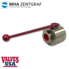 NPT Threaded Stainless Steel Hydraulic Ball Valve, 1-1/4" - 2"