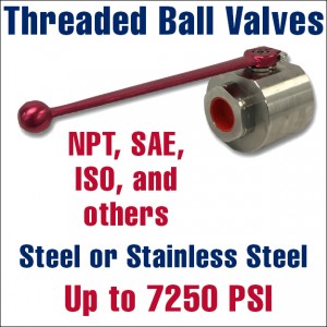 Threaded Ball Valves