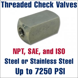 Threaded Check Valves