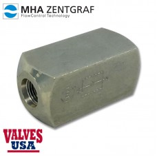 SAE Threaded Steel High Pressure Hydraulic Check Valve, 1/4" - 1-1/2"