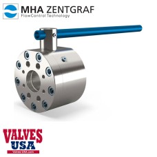 !MHA Zentgraf Large Bore Hydraulic Ball Valve with Code 61/62 Dual SAE Flange, up to 3"