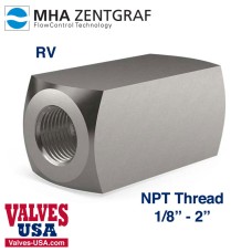NPT Threaded Steel High Pressure Hydraulic Check Valve, 1/8" - 2"